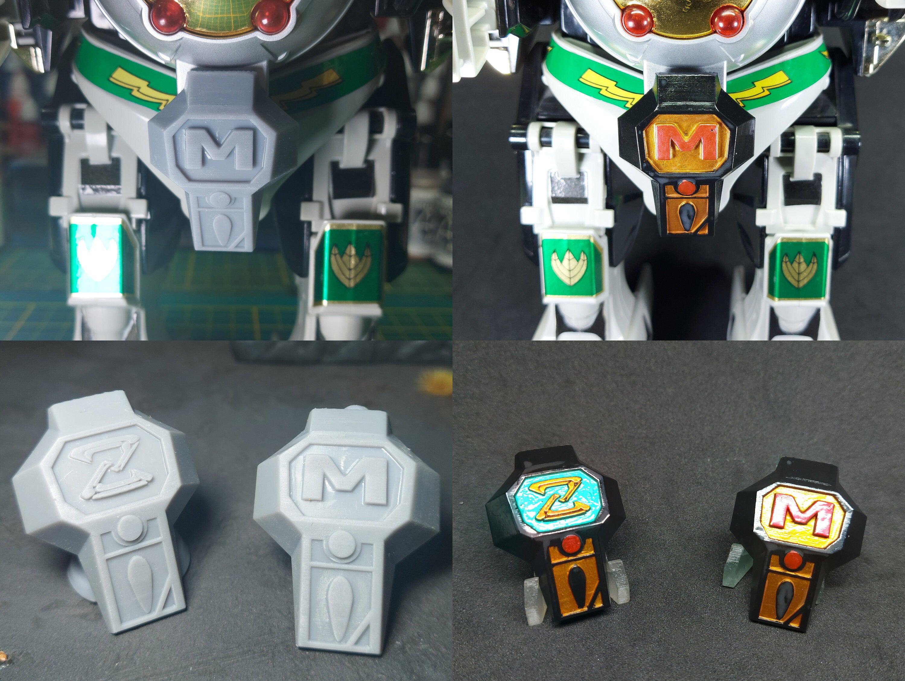 MIGHTY MORPHIN POWER Ranger Dragonzord MMPR Bandai - BOX + FOAM ONLY EUR 43,05 - DE