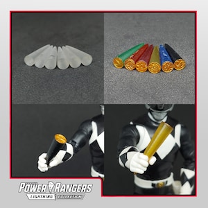 Mighty Morphin Power Rangers - Lightning Collection Accessories | Power Crystals
