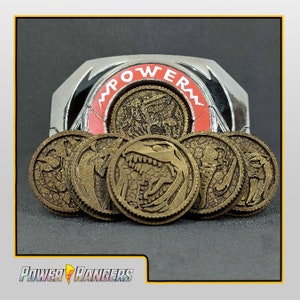 Power Rangers Dino Powers - Kyouryuu Sentai Zyuranger Power Coins [Legacy Morpher - Lightning Collection Morpher - Classic 1993 Morpher]