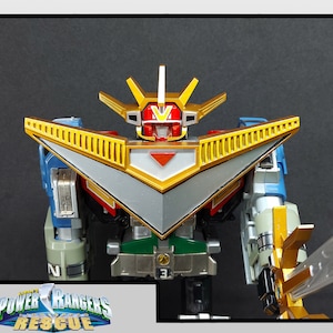 Power Rangers Lightspeed Rescue Deluxe Omega Megazord - Lights of Orion | 3D Printed Parts [2000]