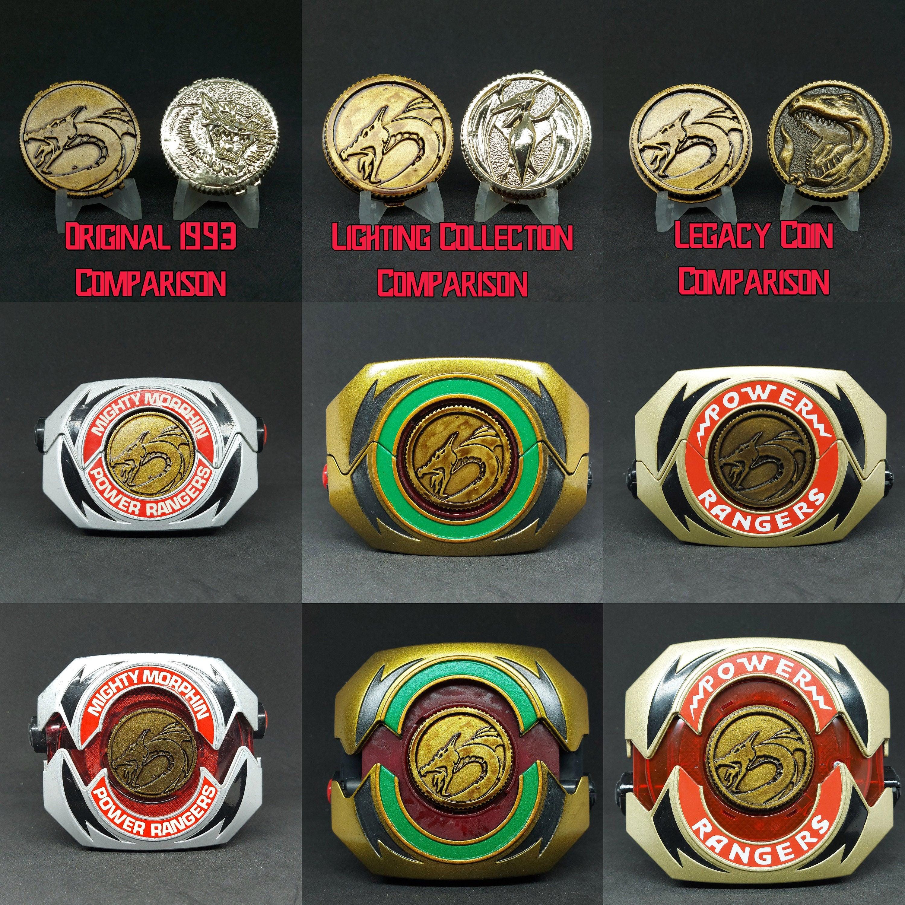 Power Rangers Dino Fossil Power Coins [legacy Morpher - Lightning ...