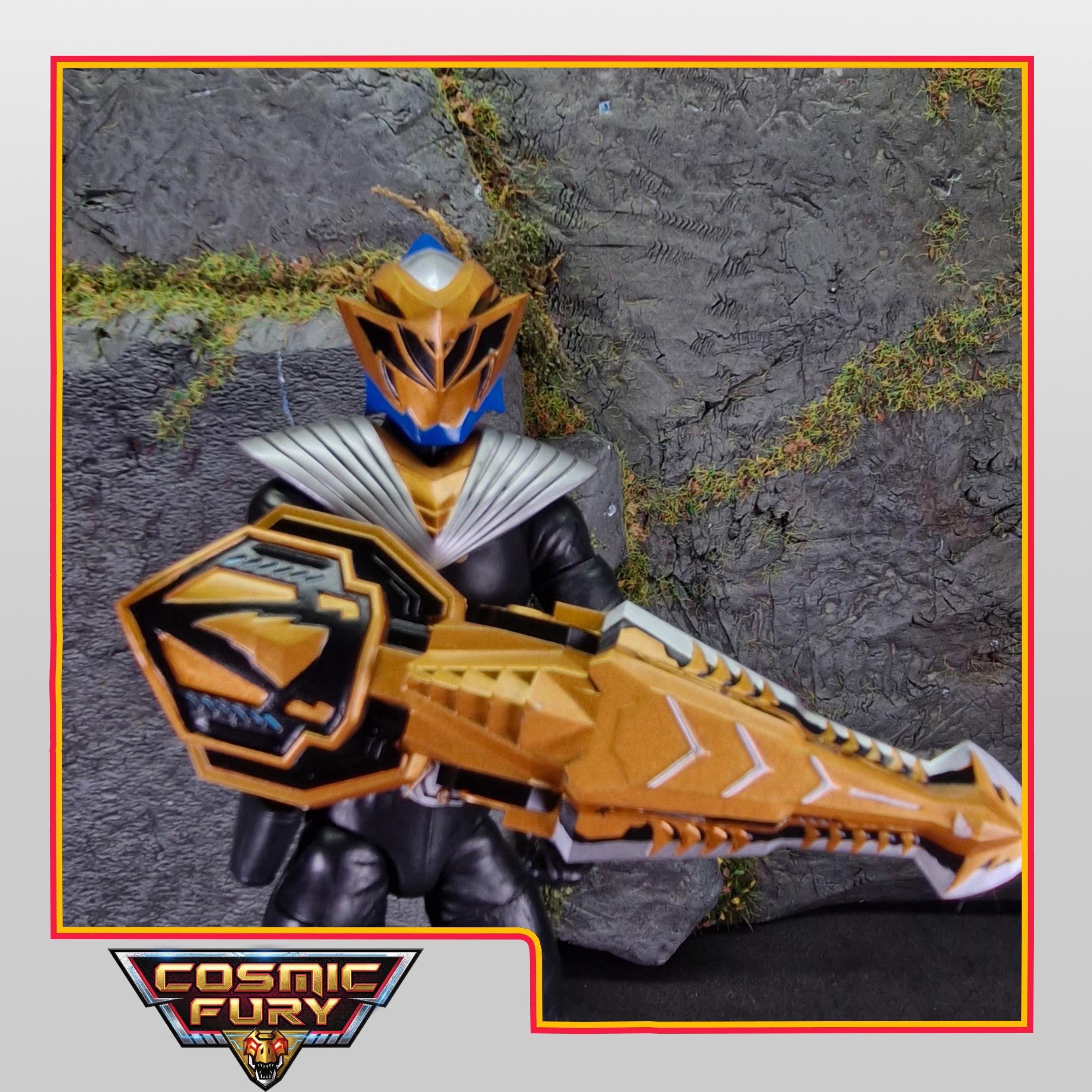 Power Rangers Cosmic Fury - Gold Ranger Conversion Kit | Lightning
