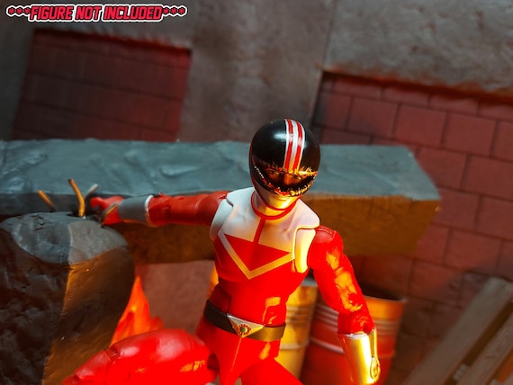 Power Rangers Time Force Damaged Red Ranger Helmet