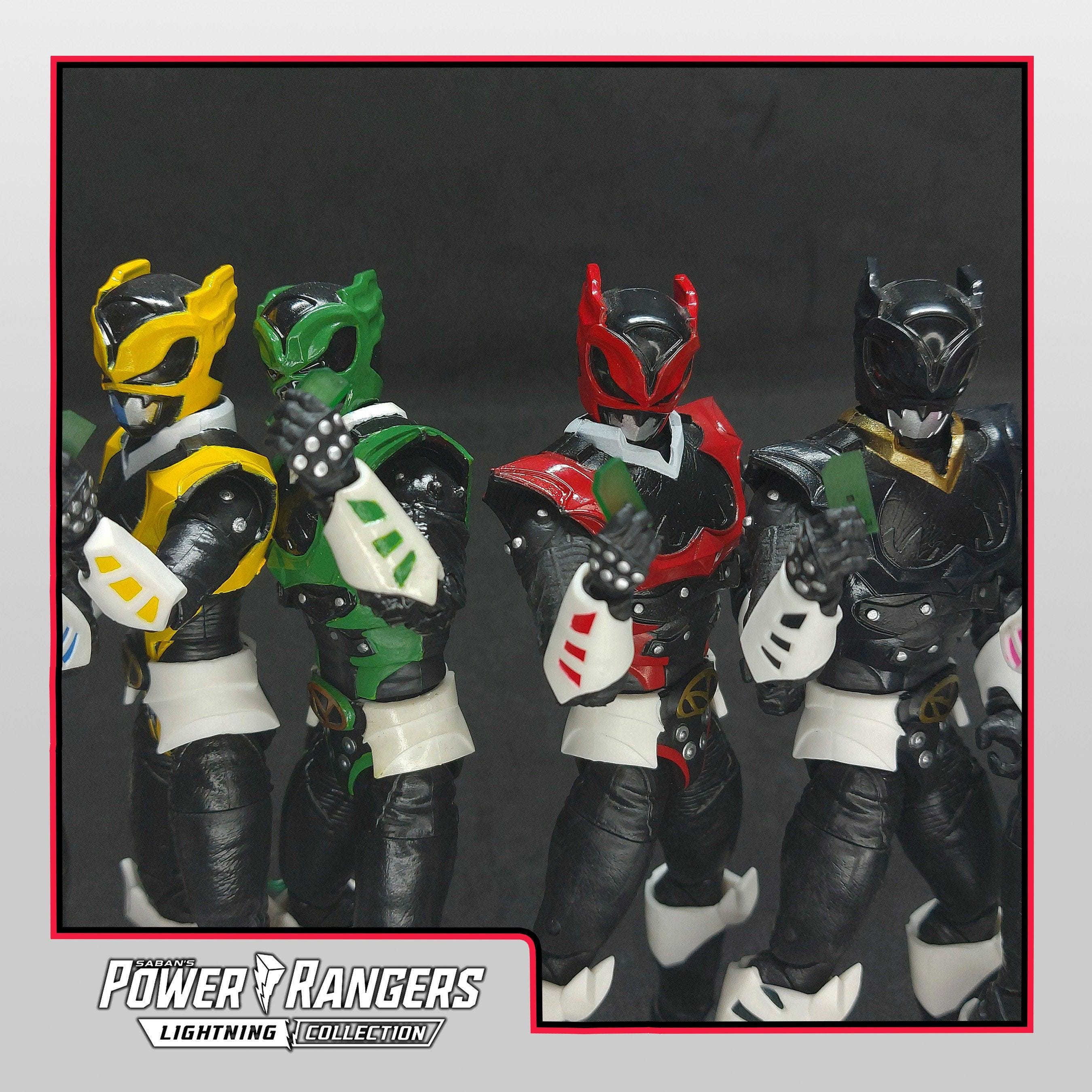 Where to find a Psycho Rangers 5 pack figure set box insert
