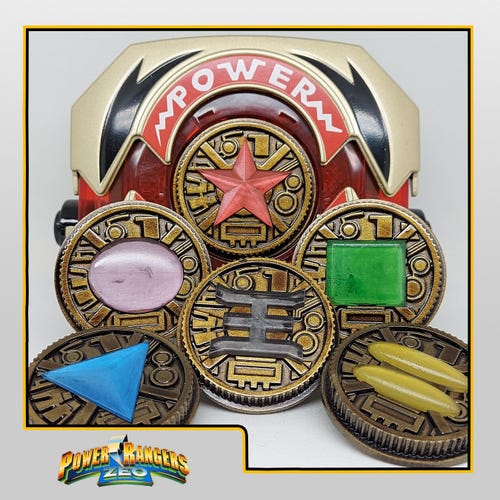 Power Rangers Zeo - Chouriki Sentai Ohranger Power Coins [legacy