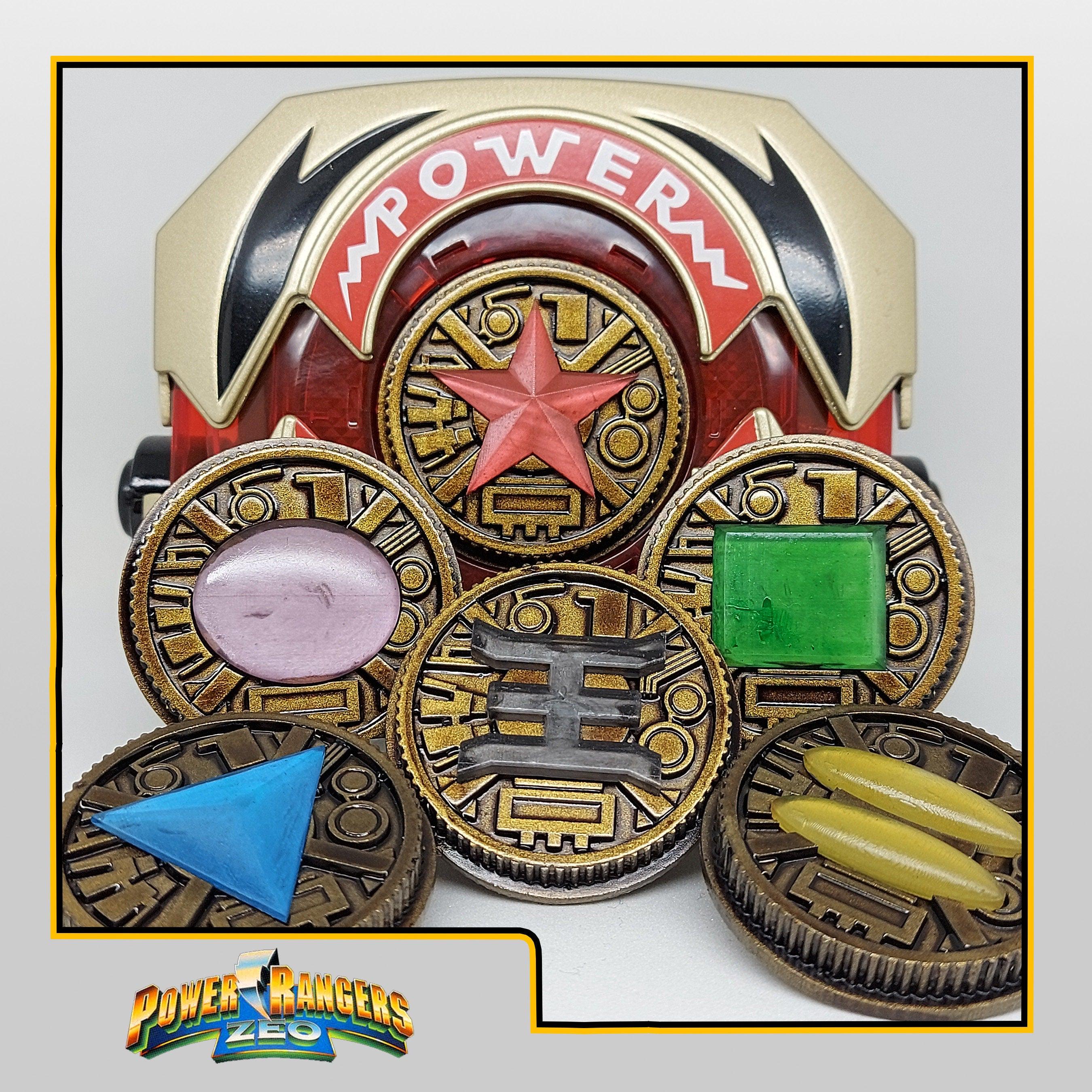 研磨品　十勝石玲瓏　マホガニーオブシディアン　ゴールデンレインボーシラー Power Rangers Zeo - Chouriki Sentai Ohranger Power Coins [legacy