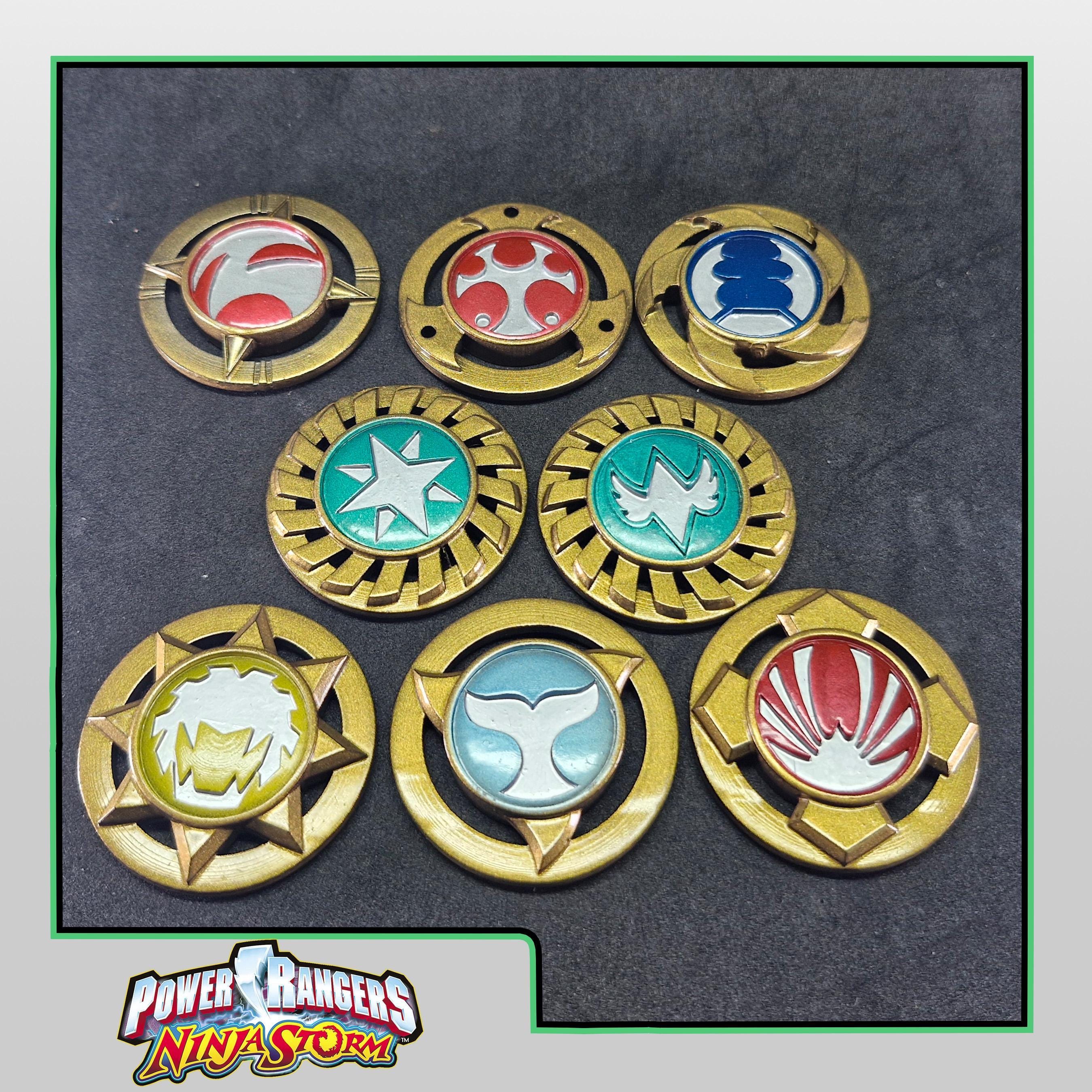 Power Rangers Ninja Storm / Hurricaneger - Power Discs / Shinobi