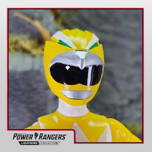 Yellow Wild Force / Gaoranger Ranger Helmet | Lightning Collection / 1:12 Accessory | 3D Printed
