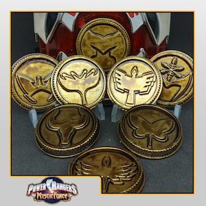 Power Rangers Mystic Force - Mahou Sentai Magiranger Power Coins  [Legacy Morpher - Lightning Collection Morpher - Classic 1993 Morpher]
