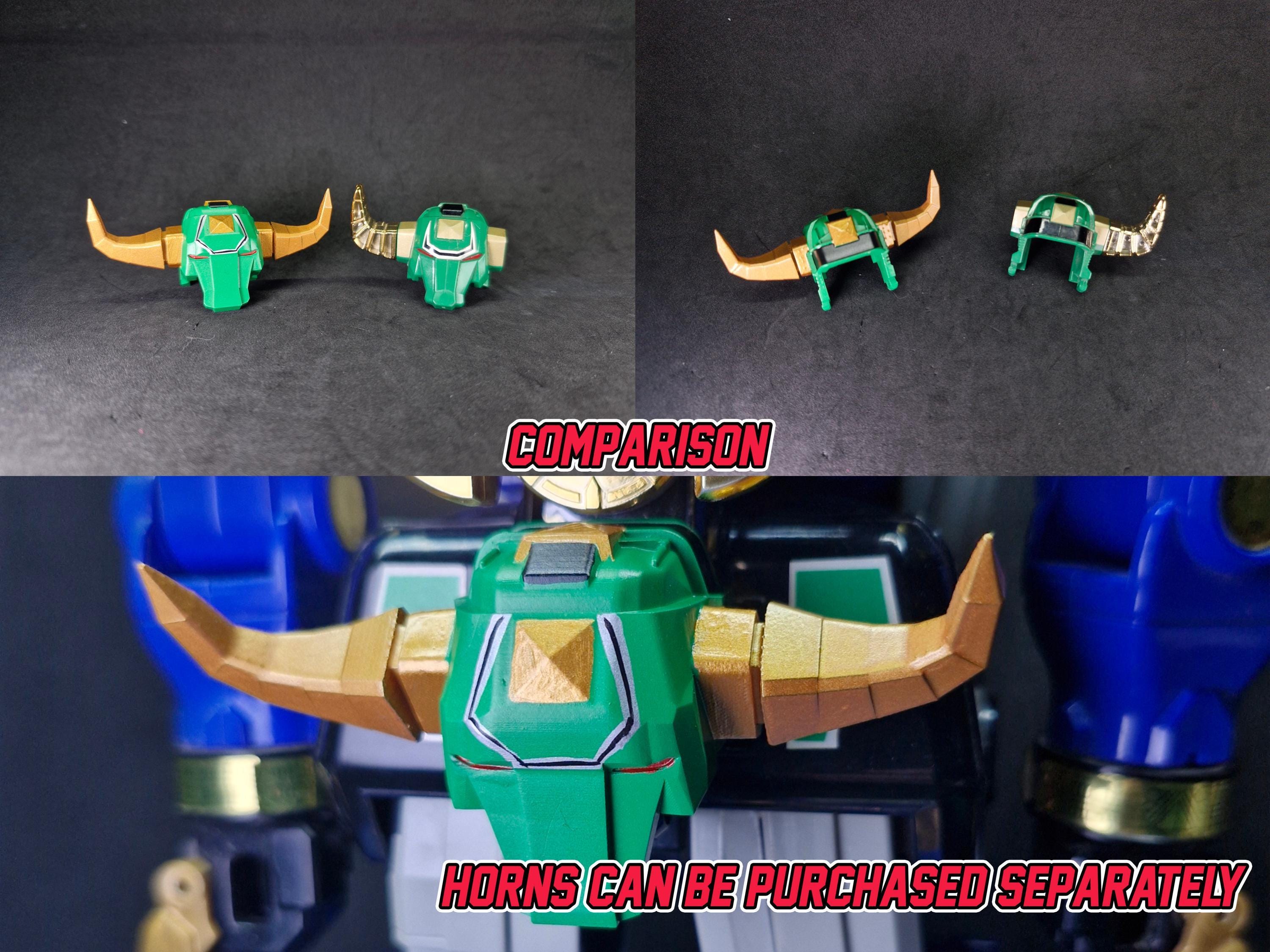 パワーレンジャー ZEO デラックスメガゾード 3Dプリント交換パーツ 