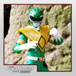 Mighty Morphin Power Rangers - Lightning Collection Green Ranger Painted Helmet Replacement