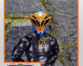 Gold Dino Fury Ranger Helmet | Lightning Collection Accessory | 3D Printed