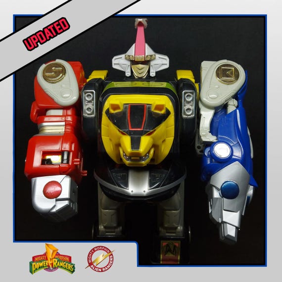 Mighty Morphin Power Rangers Deluxe Ninja Megazord 3D