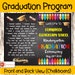 EDITABLE Graduation Ceremony Program Template Preschool - Etsy