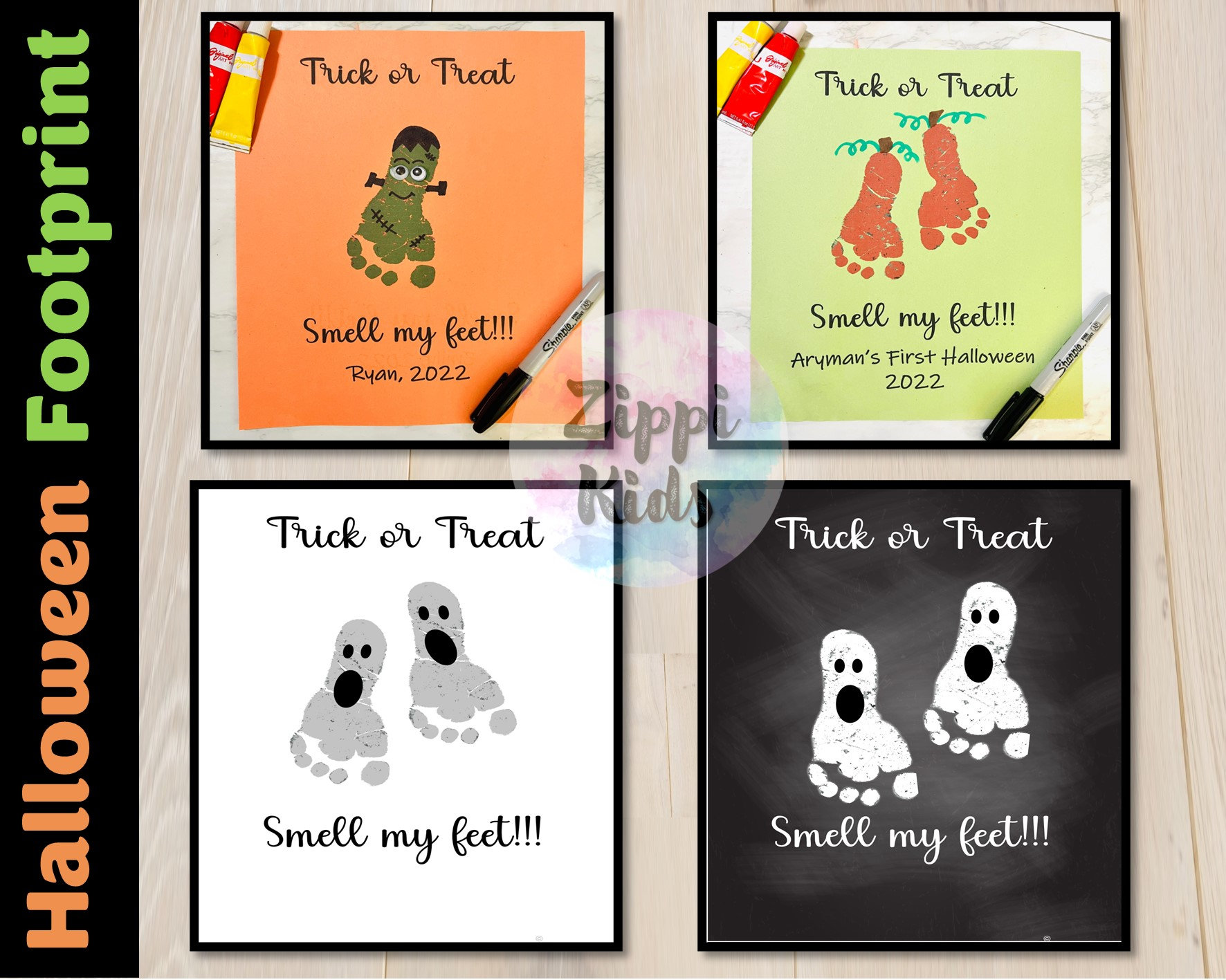 Halloween Footprint Keepsake Art Baby First Halloween Footprint halloween-footprint-keepsake-art-baby-first-halloween-footprint