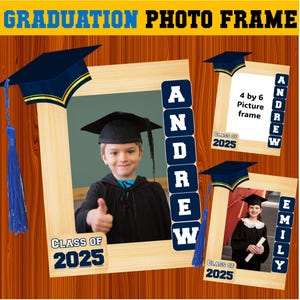 Graduation Craft Picture Frame,Class of 2025 ,Graduation Bulletin board, Keepsake, Preschool, Kindergarten, Graduation Party Decoration,Gift