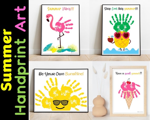 Handprint Painting Activity for Toddlers.