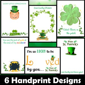 St. Patrick's day hand print , St. Patrick's craft, DIY St. Patrick's day activities