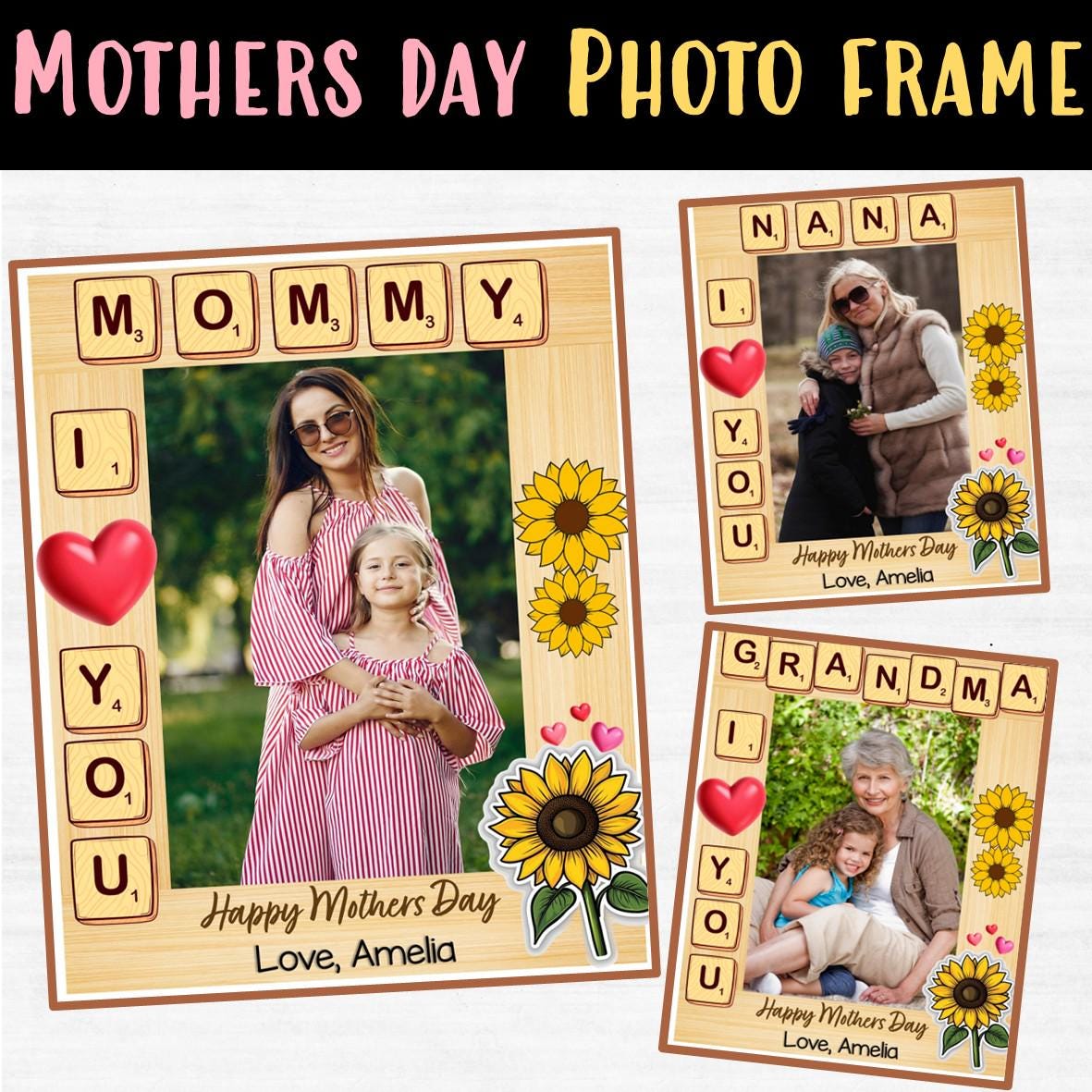 41 Creative Sunflower Crafts for Kids 4 Kids Mother's Day Photo Frame Craft, Sunflower DIY (Printable),…