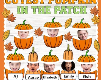 Pumpkin Patch Bulletin Board, Fall Classroom Decor