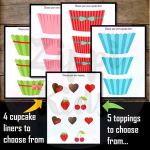 Carte d’empreinte de main d’anniversaire de papa, cadeau artisanal de joyeux anniversaire de papa, artisanat de bricolage imprimable pour l’anniversaire du père, empreinte de main de cupcake, souvenir image 5