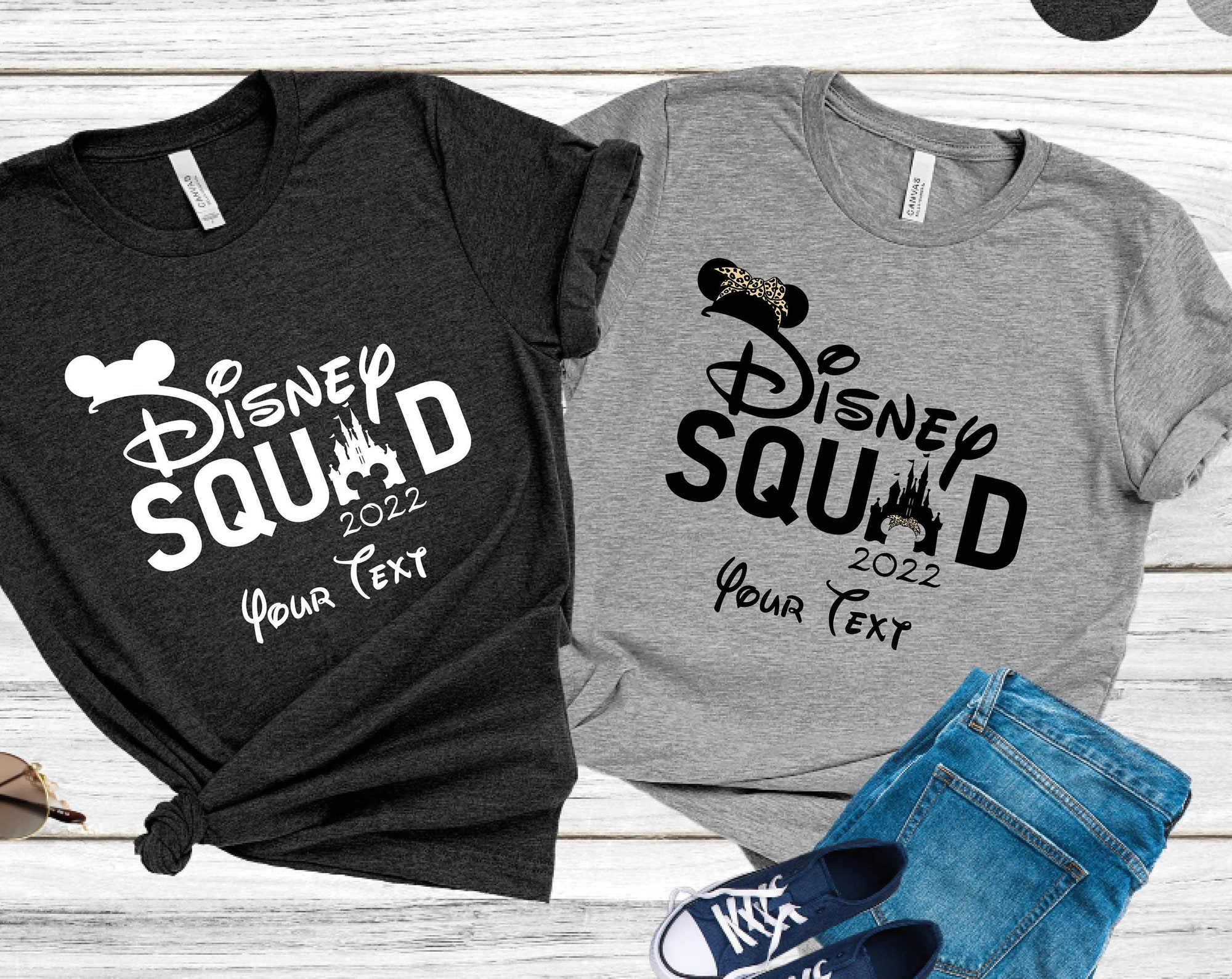 Discover Disney Squad Matching T-Shirt, Mickey Ears Disney Castle Shirt, 2022 Disneyland Trip Tshirt, Disneyworld Shirt, Disney Family Shirt, Tee