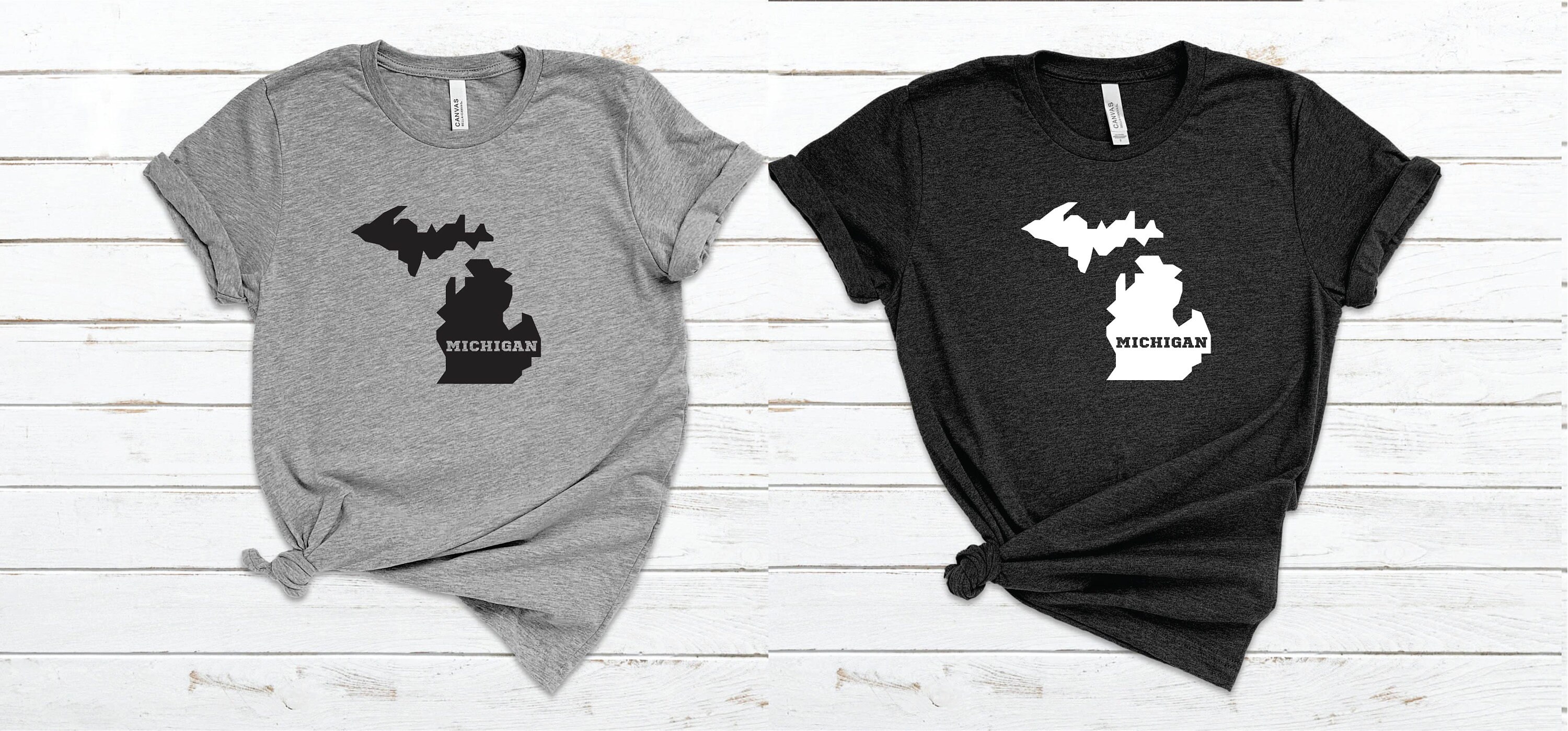 Michigan Shirt Michigan Tshirt Michigan Gift Michigan State | Etsy