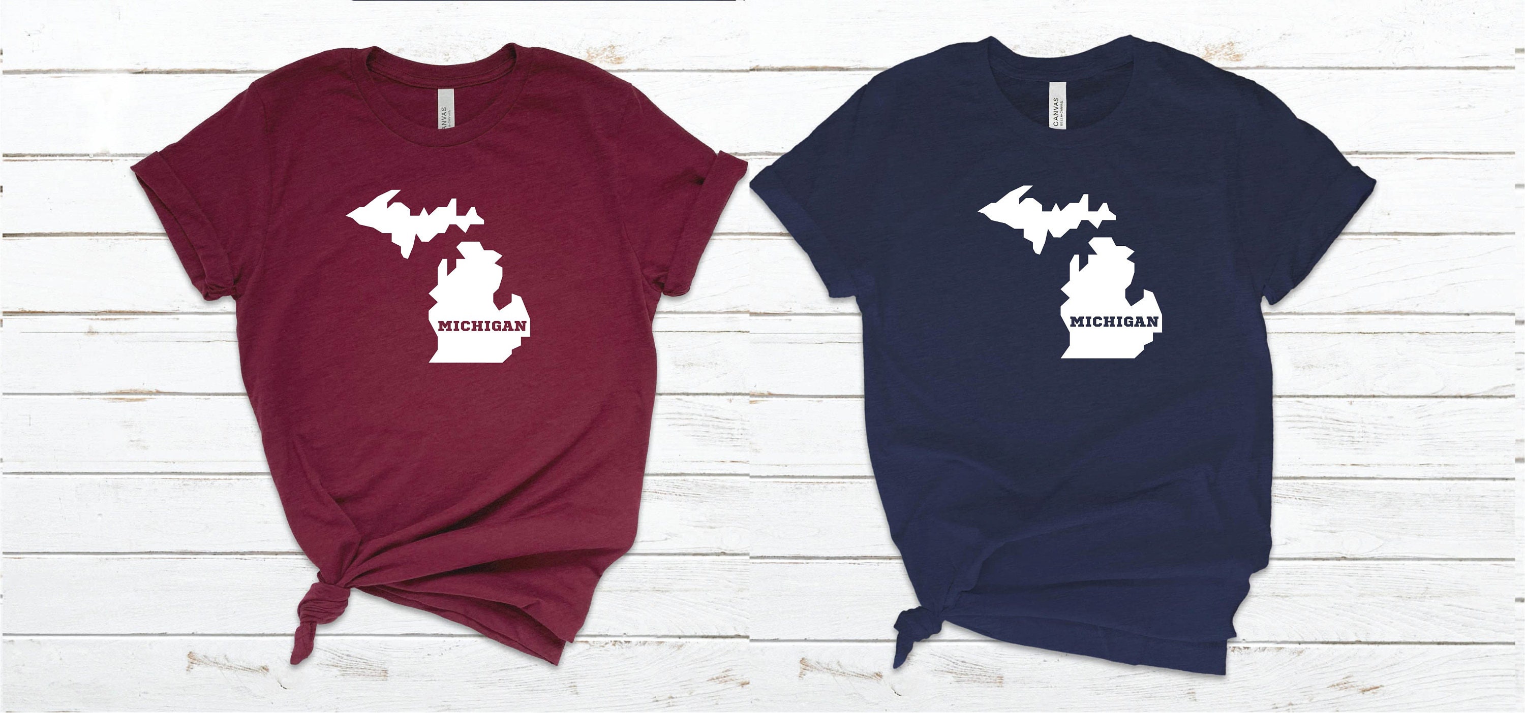 Michigan Shirt Michigan Tshirt Michigan Gift Michigan State | Etsy