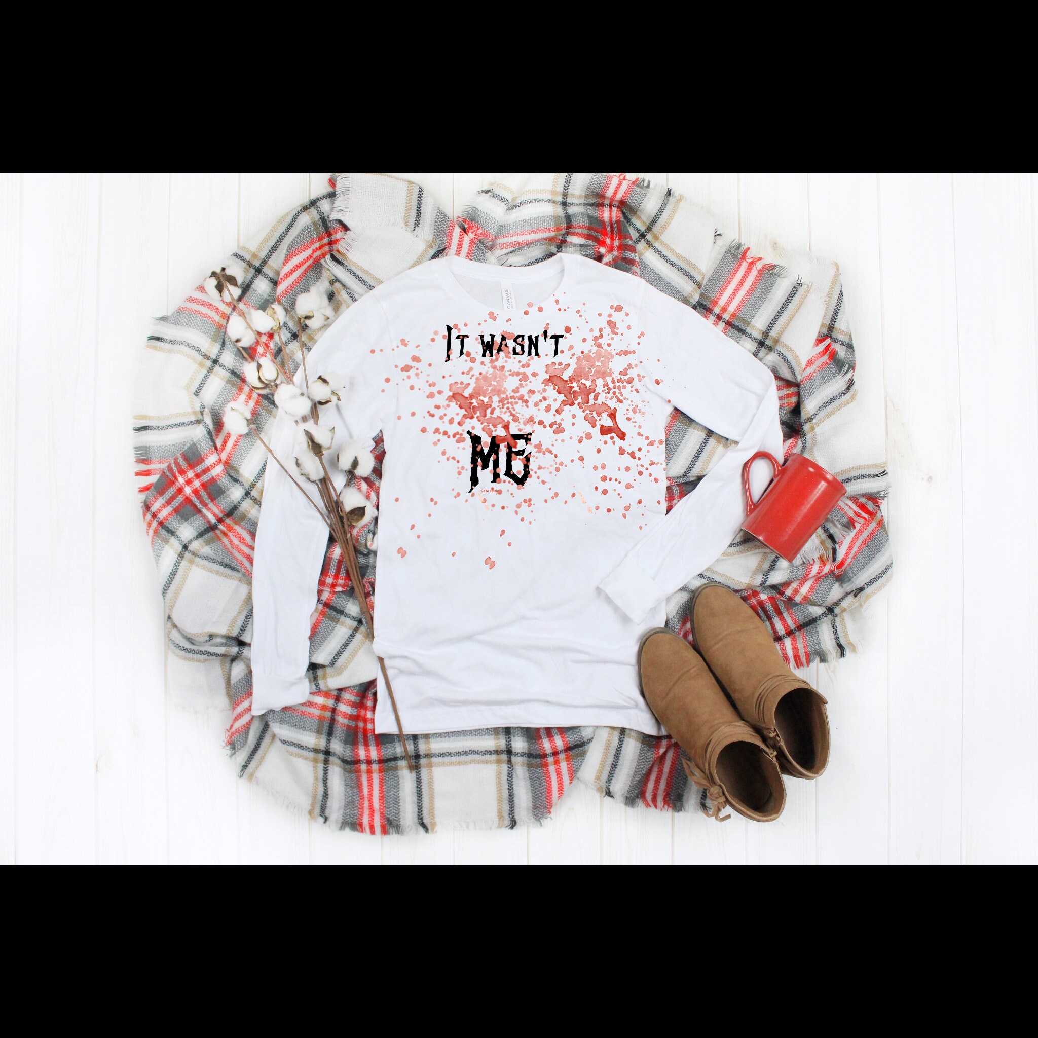 Long Sleeve Halloween Shirts Long Sleeve Bloody Halloween Etsy UK