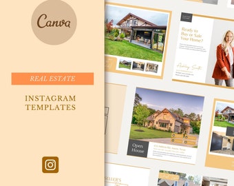 Real Estate Template, Realtor Social Media, Instagram Advertising, Real Estate Agent Business, Property Management Marketing and Engagement,