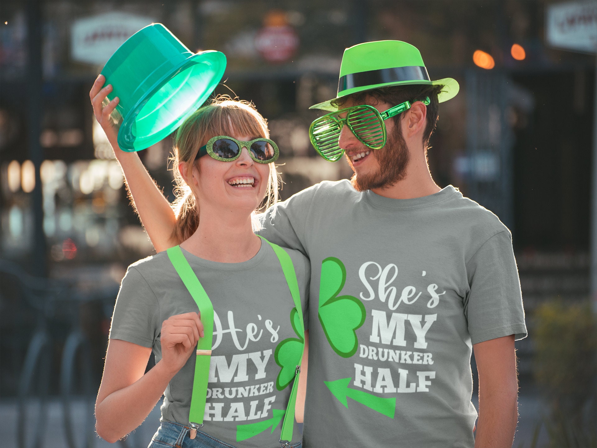 He's My Drunker Half Couples T-Shirt St Patrick's Day He's My Drunker Half Couples T-Shirt St Patrick's Day