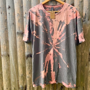Hand dyed reverse tie-dye T-shirt – The Wyld Willow
