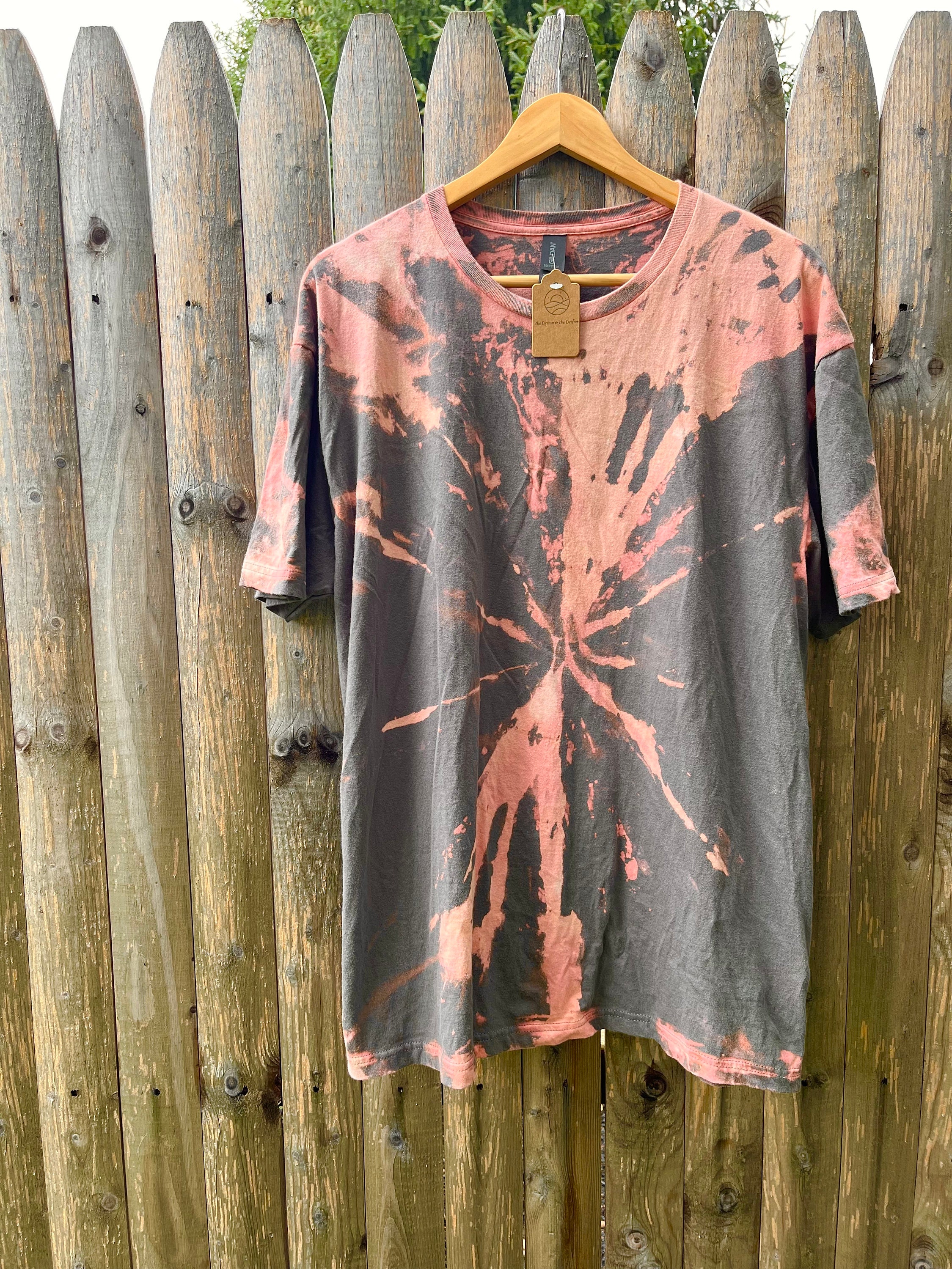 Gray Tie Dye Shirt - Etsy