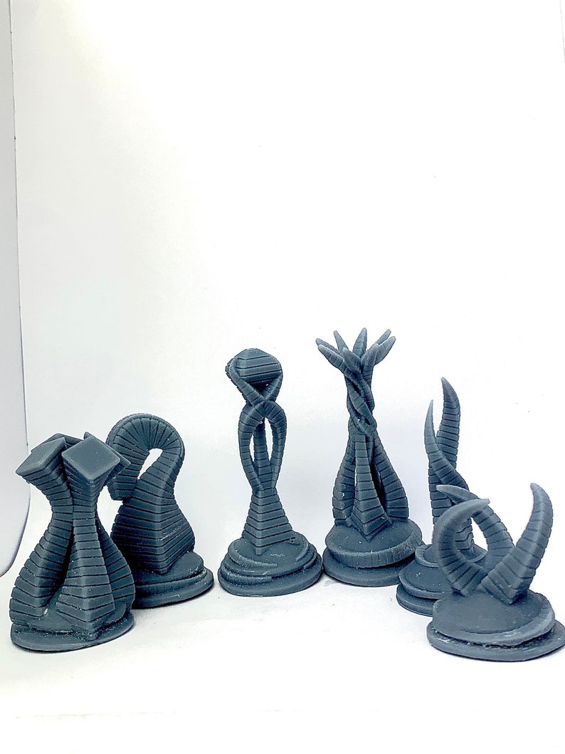 Horror Alien Chess Set 32 Piece Board Game Additional Parts Etsy