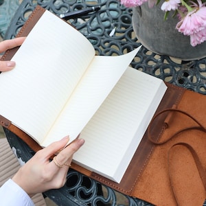 Refillable Leather Journal, Personalised A5 Handmade Rustic Leather Notebook , Genuine Leather Travel Journal, Vintage Diary, Sketchbook