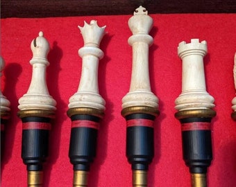 SET of Hand-Painted Resident Evil 2 inspired Chess Key Props