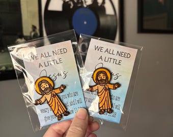 Mini wood Jesus cutout