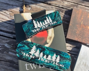Hoa Hoa Twilight hair clip & bookmark bundle