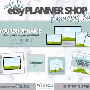 Etsy Branding Kit Bundle for Printables Instagram Templates for ...