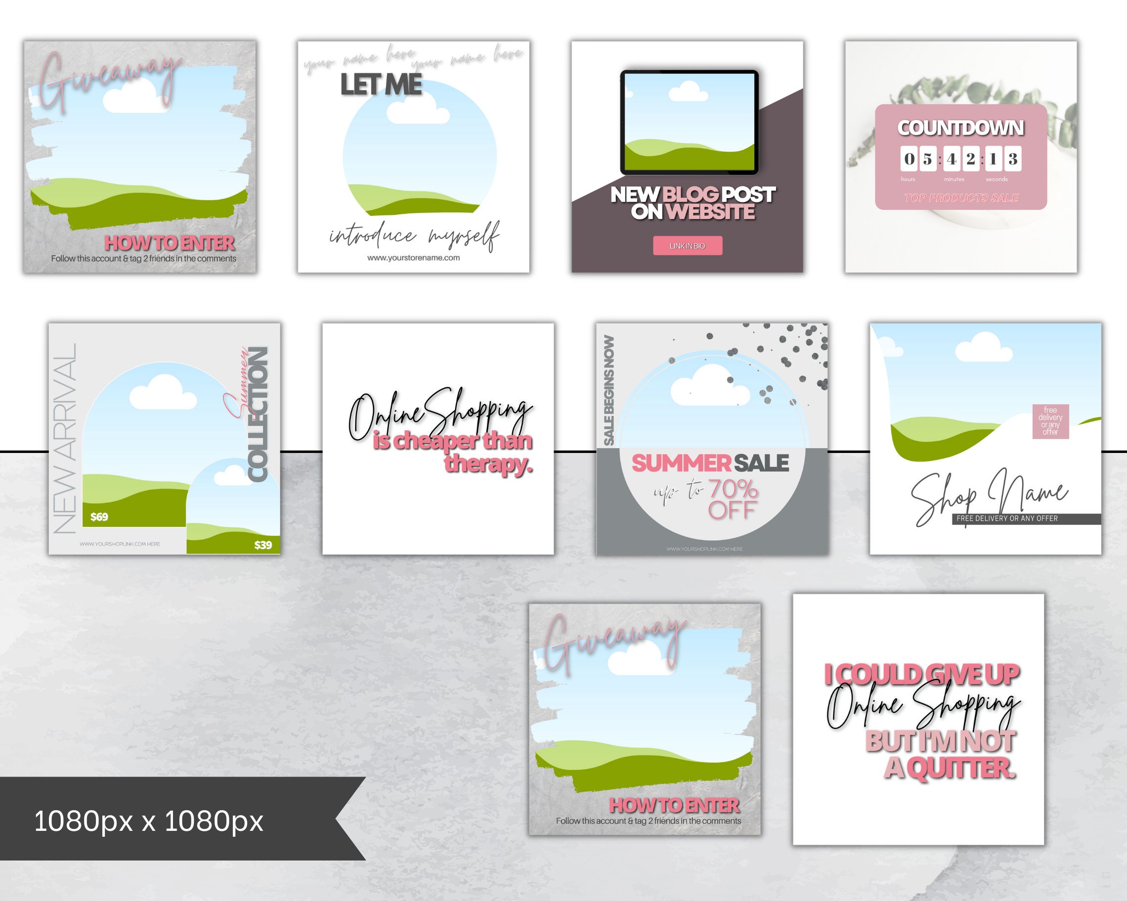 Etsy Shop Bundle Templates Etsy Shop Listing Mockups Social Media Etsy Shop Bundle Templates Etsy Shop Listing Mockups Social Media