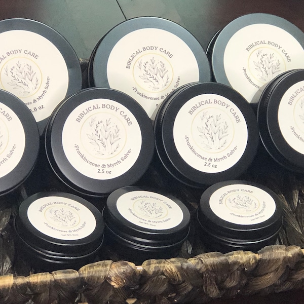 Biblical Body Care- Frankincense & Myrrh Body Salve (New Look)