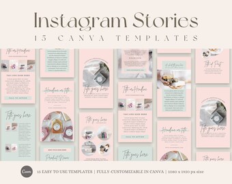 Instagram Stories Templates, Canva Stories, Instagram stories templates for Canva - UME