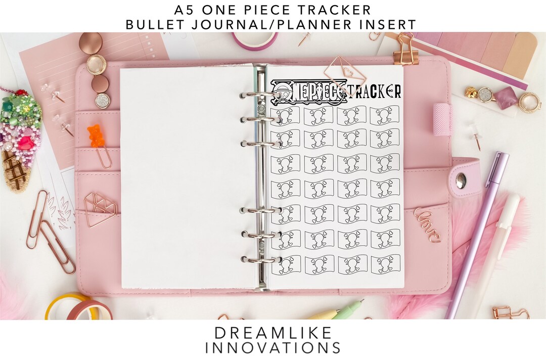 INSTANT DOWNLOAD: A5 Onepiece Anime Bujo Episode Tracker Digital Bujo ...