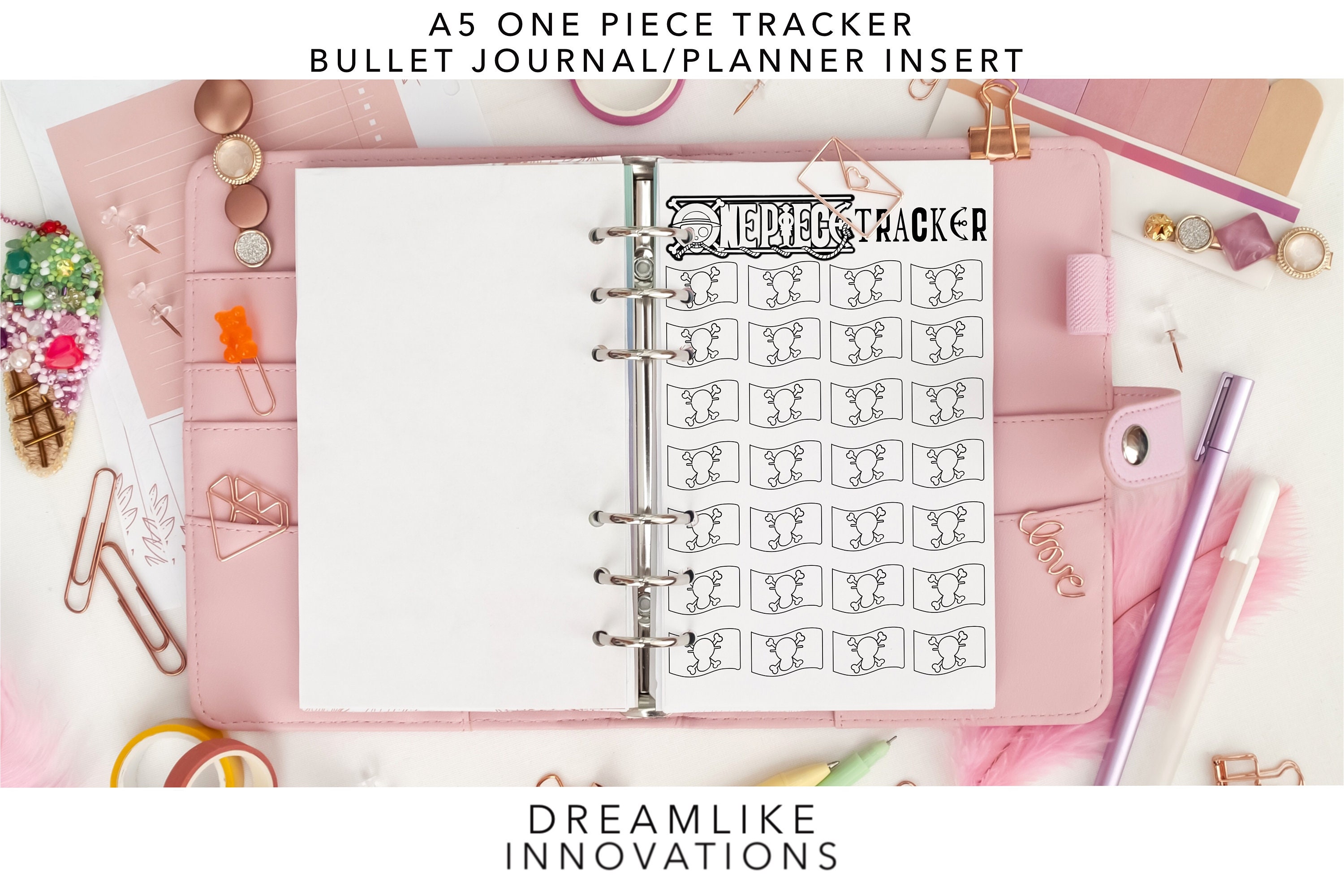 INSTANT DOWNLOAD: A5 Onepiece Anime Bujo Episode Tracker Digital Bujo ...