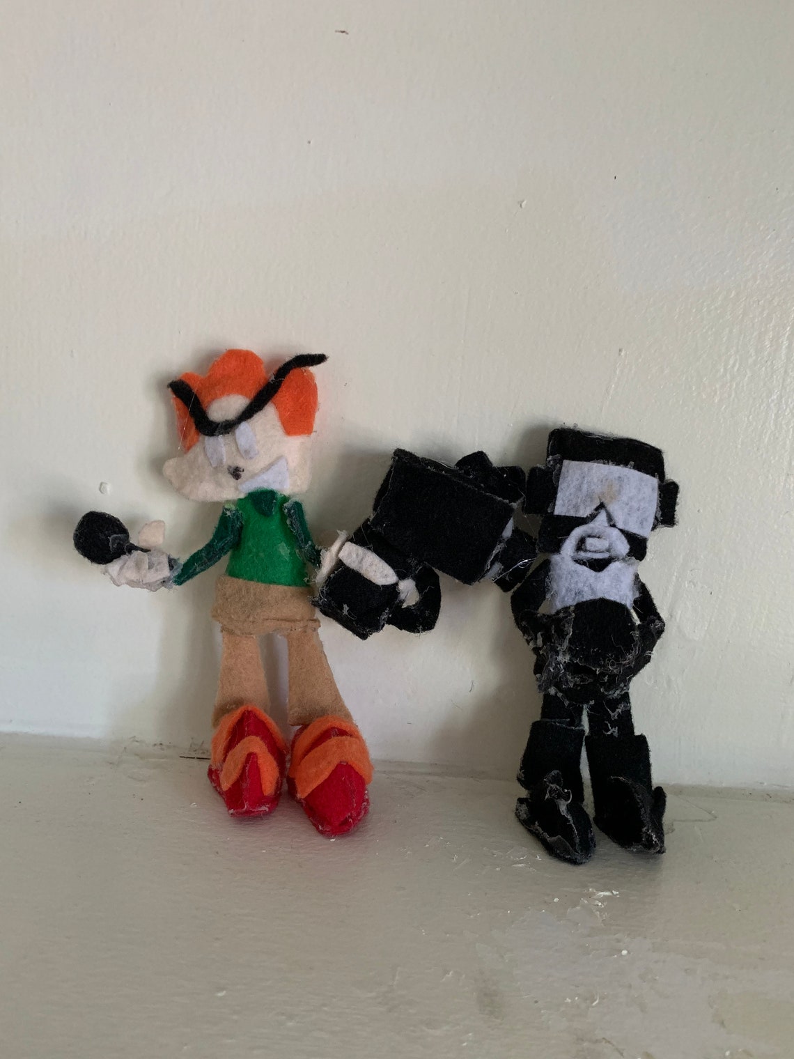 Tankman and pico Plush Friday night funkin | Etsy