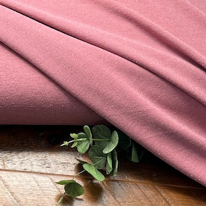 Mauve Glitter Lurex Knit Fabric, by the yard/half yard