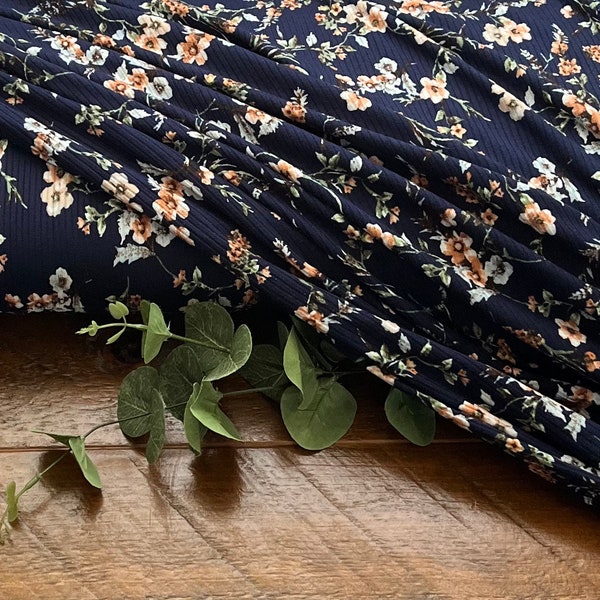 Rib Knit Fabric Etsy