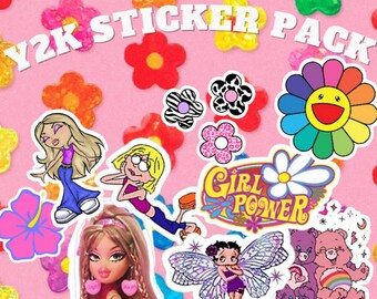 Y2K sticker pack/ 11 stickers