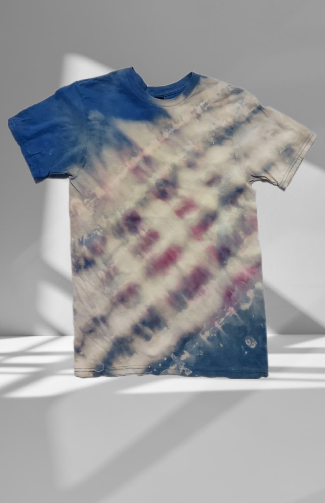 reverse tie dye t shirt