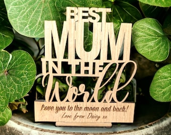 Personalised Mothers Day Gift for Mum, Birthday Present, Family, Mummy Gift, Special Person, Nan, Grandma